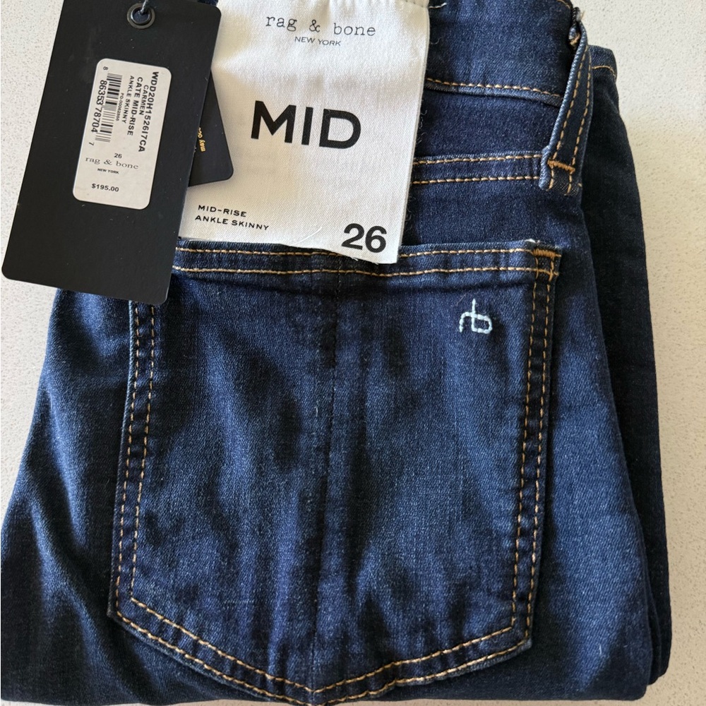 Rag & Bone Dark Blue Denim Jeans